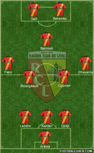 Racing Club de Lens Formation 2014