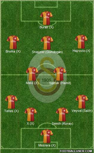 Galatasaray SK Formation 2014