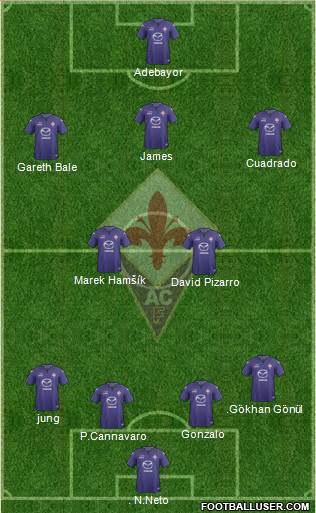 Fiorentina Formation 2014