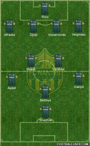FC Nantes Formation 2014