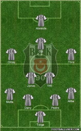 Besiktas JK Formation 2014