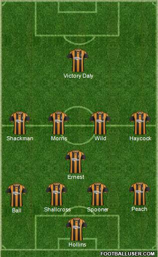 Hull City Formation 2014