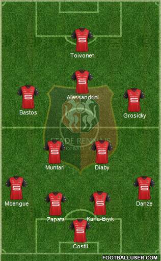 Stade Rennais Football Club Formation 2014