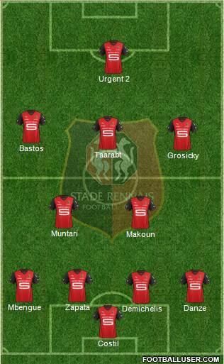 Stade Rennais Football Club Formation 2014