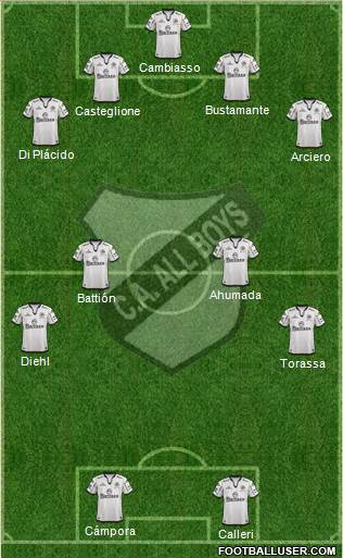 All Boys Formation 2014
