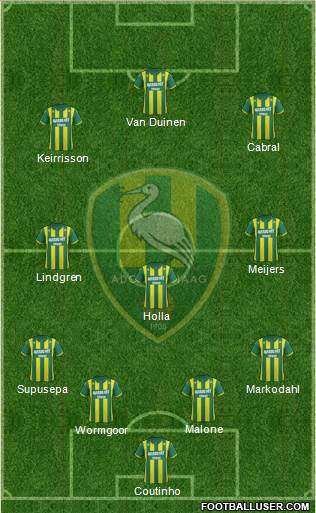 ADO Den Haag Formation 2014