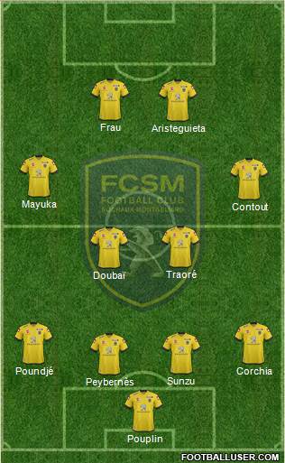 FC Sochaux-Montbéliard Formation 2014