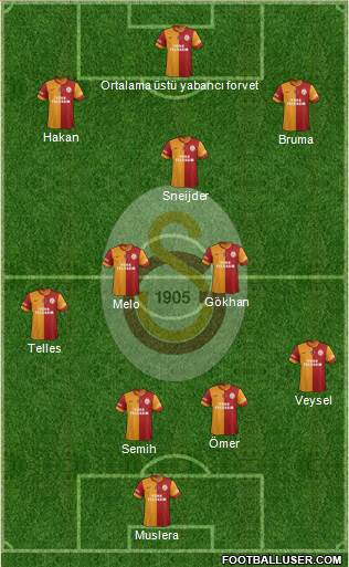 Galatasaray SK Formation 2014
