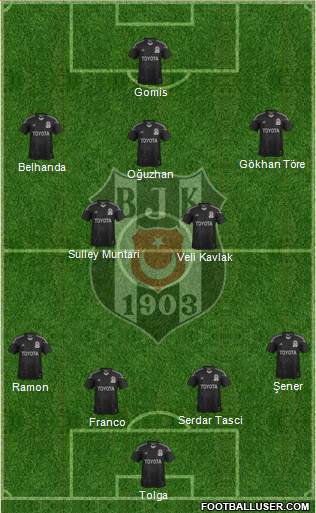 Besiktas JK Formation 2014