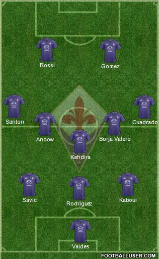 Fiorentina Formation 2014