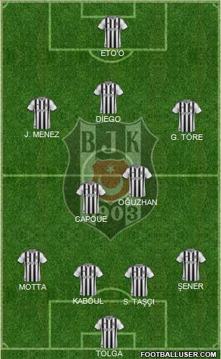 Besiktas JK Formation 2014