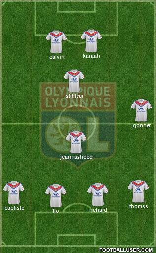 Olympique Lyonnais Formation 2014
