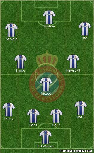R.C.D. Espanyol de Barcelona S.A.D. Formation 2014
