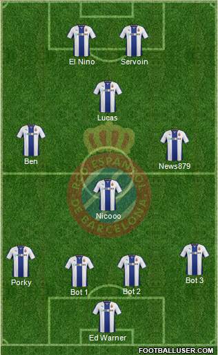 R.C.D. Espanyol de Barcelona S.A.D. Formation 2014
