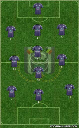 RSC Anderlecht Formation 2014