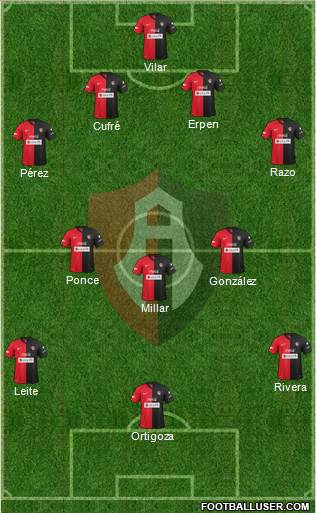 Club Deportivo Atlas Formation 2014