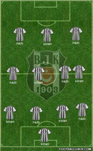 Besiktas JK Formation 2014