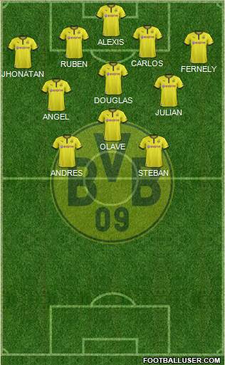 Borussia Dortmund Formation 2014