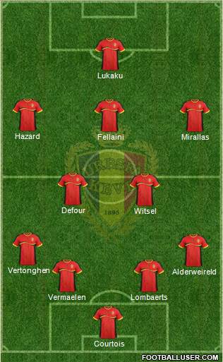 Belgium Formation 2014