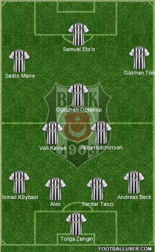 Besiktas JK Formation 2014