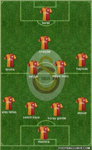 Galatasaray SK Formation 2014