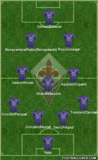 Fiorentina Formation 2014