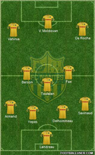 FC Nantes Formation 2014