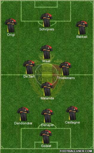 Belgium Formation 2014