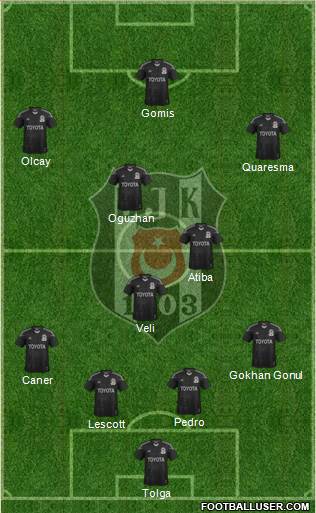 Besiktas JK Formation 2014