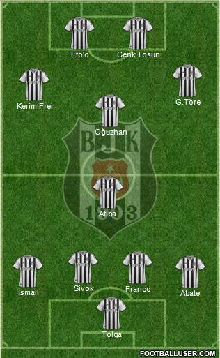 Besiktas JK Formation 2014