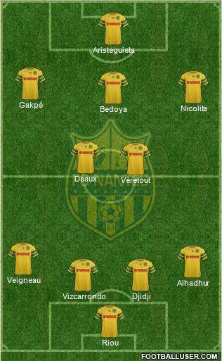 FC Nantes Formation 2014