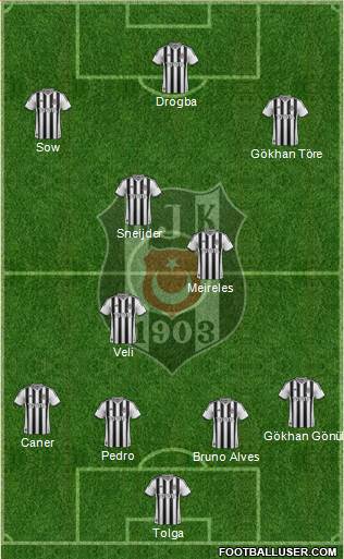 Besiktas JK Formation 2014