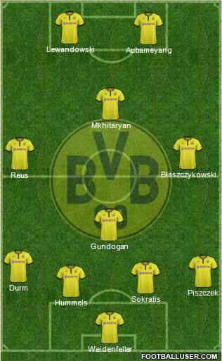 Borussia Dortmund Formation 2014