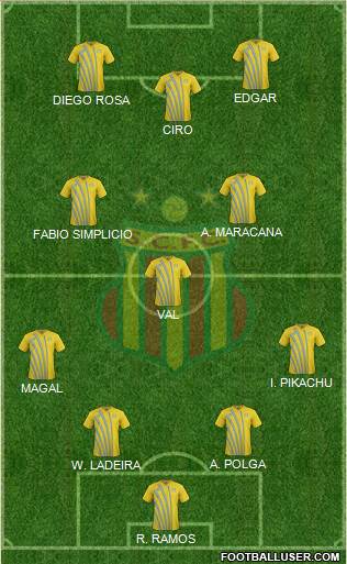 Sampaio Corrêa FC Formation 2014