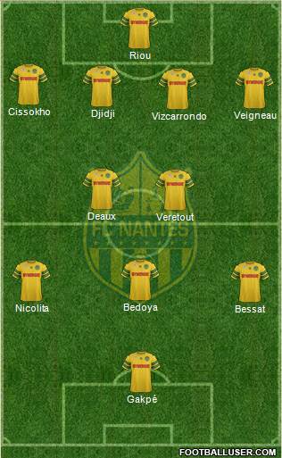FC Nantes Formation 2014
