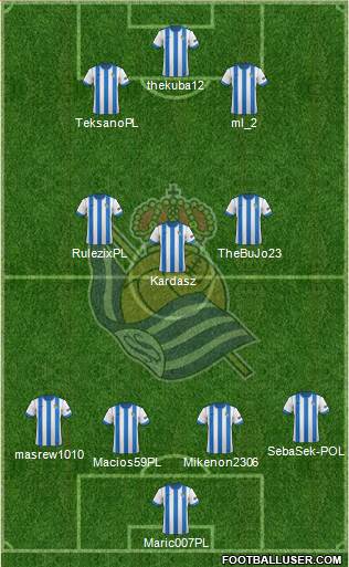 Real Sociedad S.A.D. Formation 2014