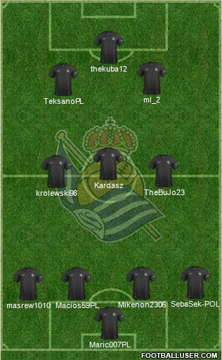 Real Sociedad S.A.D. Formation 2014