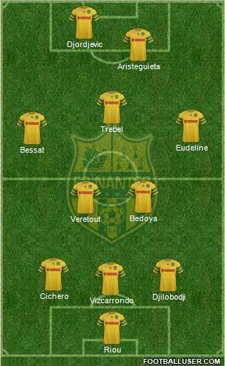FC Nantes Formation 2014