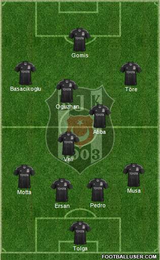 Besiktas JK Formation 2014