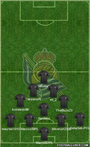 Real Sociedad S.A.D. Formation 2014