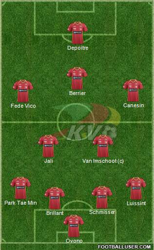 KV Oostende Formation 2014