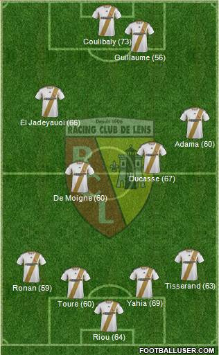 Racing Club de Lens Formation 2014
