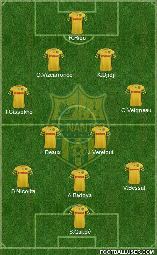 FC Nantes Formation 2014