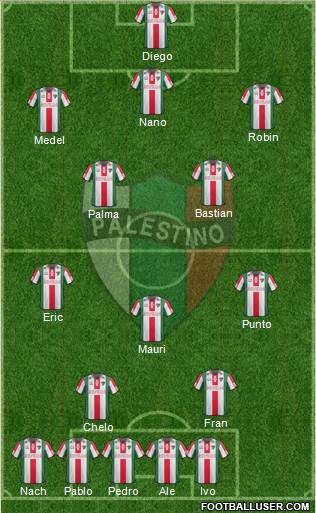 CD Palestino S.A.D.P. Formation 2014