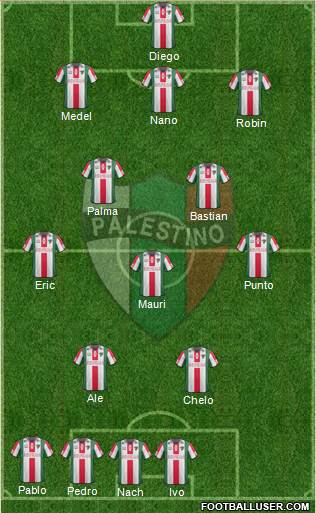 CD Palestino S.A.D.P. Formation 2014