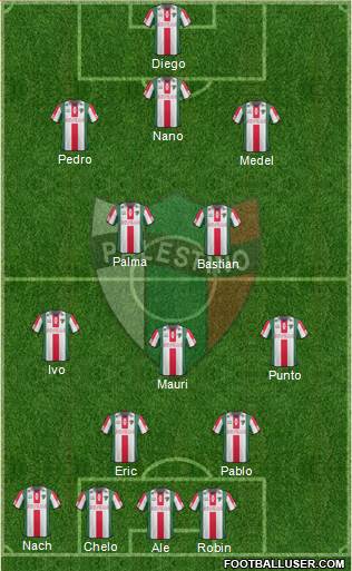 CD Palestino S.A.D.P. Formation 2014