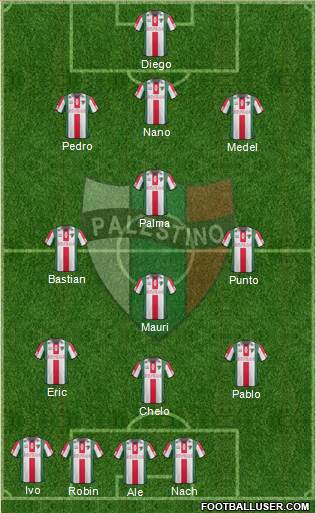 CD Palestino S.A.D.P. Formation 2014