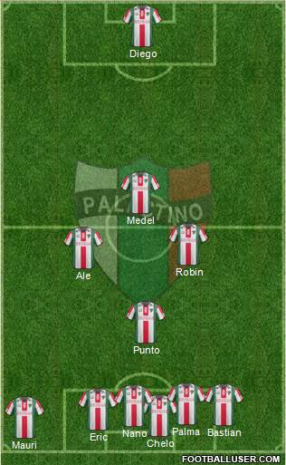 CD Palestino S.A.D.P. Formation 2014