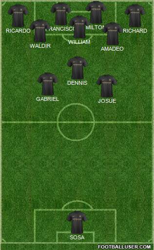 Manchester City Formation 2014