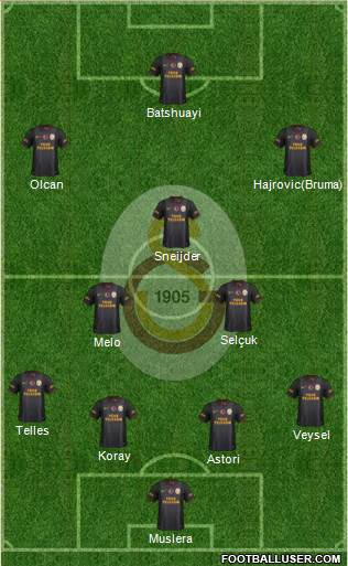 Galatasaray SK Formation 2014